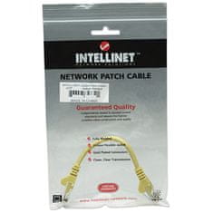 Intellinet CAT5e UTP patch kabel, mreža, veza, 0.5 m, žuta