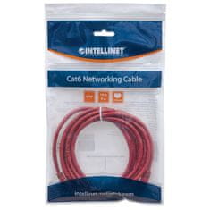 Intellinet CAT5e UTP patch kabel, mreža, veza, 3 m, crveno