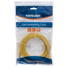 Intellinet CAT5e UTP patch kabel, mreža, veza, 3 m, žuta