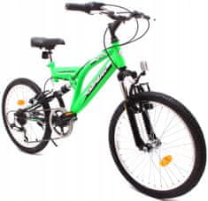Olpran dječji bicikl Buddy 20", crno-zeleni