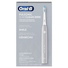 Oral-B Slim Clean 2000 Grey sonična električna četkica za zube