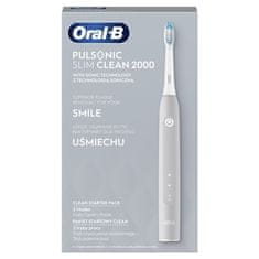 Oral-B Slim Clean 2000 Grey sonična električna četkica za zube