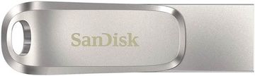 SanDisk Ultra Dual Luxe USB C i USB memorijski stick, 1 TB, srebrni