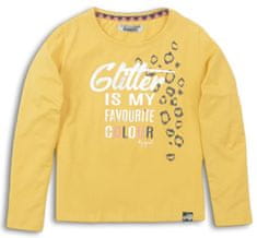 DJ-Dutchjeans majica za djevojčice Glitter, 104, žuta