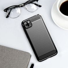 MG Carbon Case Flexible silikonska maska za Huawei Y5p, crno