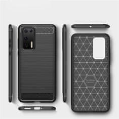 MG Carbon Case Flexible silikonska maska za Huawei P40, crno