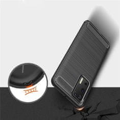 MG Carbon Case Flexible silikonska maska za Huawei P40, crno