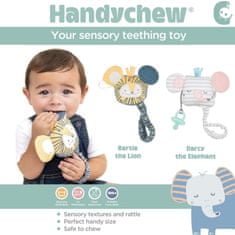 Cheeky Chompers Handychew senzorna igračka i grickalica, slon