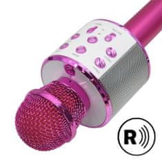 Forever BMS-300 mikrofon i zvučnik, roza