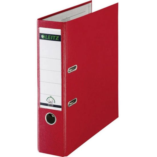 Leitz 1010 registrator, A4, široki, crveni