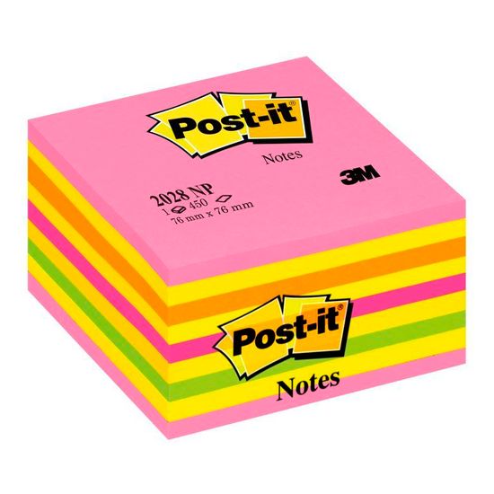 Post-It kocka 2028-B LOLLIPOP, pink