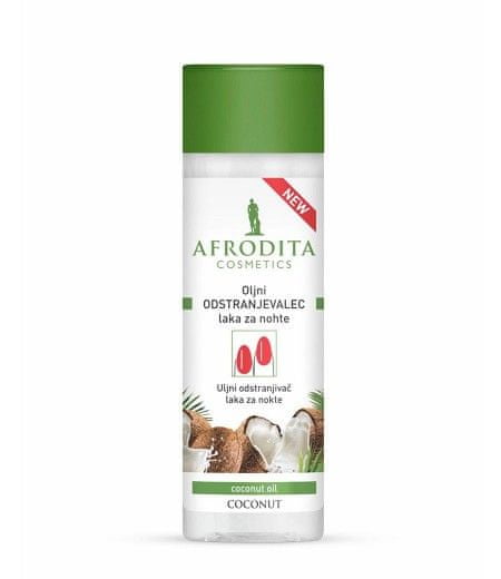 Kozmetika Afrodita odstranjivač laka za nokte, uljni, kokos, 100 ml