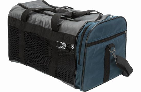 Trixie transportna torba SAMIRA 31x32x52, siva/plava