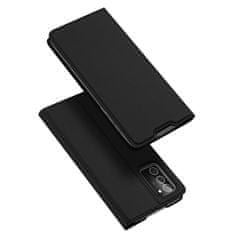 Dux Ducis Skin Pro preklopna kožna maska za Samsung Galaxy Note 20, crno