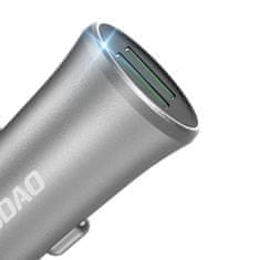 DUDAO R6S auto punjač 2x USB 3.4A, siva