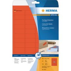 Herma Superprint 4367 naljepnice, 45,7 x 21,2 mm, crvene, 20 kom