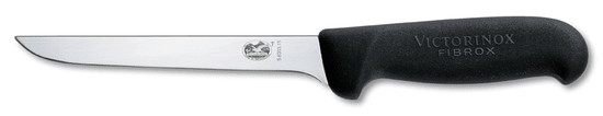 Victorinox nož za odkoštavanje, zaobljena uska oštrica 15 cm, crna