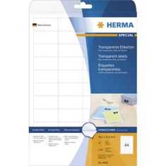 Herma Superprint 4375 naljepnice, A4, 210 x 297 mm, prozirne