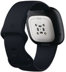 Fitbit fitnes sat Sense, Carbon/Graphite Stainless Steel