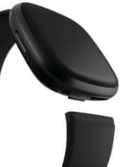 Fitbit fitnes sat Sense, Carbon/Graphite Stainless Steel