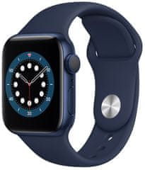 Apple Watch Series 6 pametni sat, 40 mm, plavo aluminijsko kućište s mornarsko plavim sportskim remenom