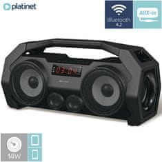 Platinet PMG76B Bluetooth zvučnik, 14 W, crni