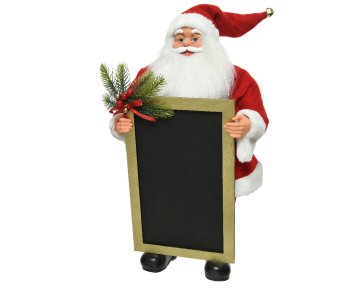 Kaemingk Ukras Djed Mraz s tablom - 63 cm