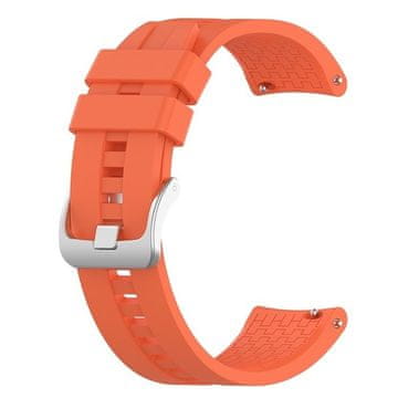 BStrap Silicone Cube remen za Huawei Watch GT 42mm, orange