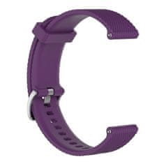 BStrap Silicone Land remen za Garmin Vivoactive 3, dark purple