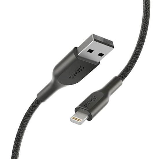 Belkin Playa USB-A na Lightning kabel od najlona, ​​crne boje, 1 m