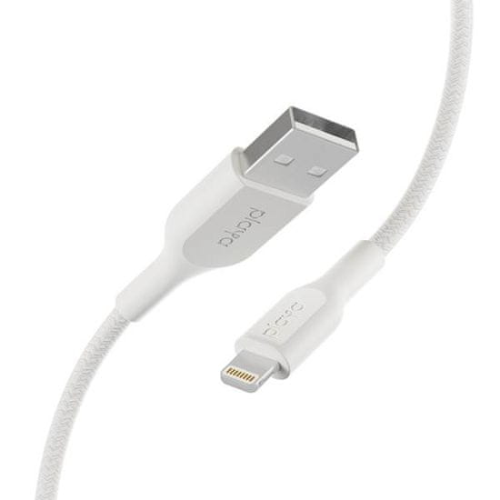 Belkin Playa USB-A na Lightning najlonski kabel, bijele boje