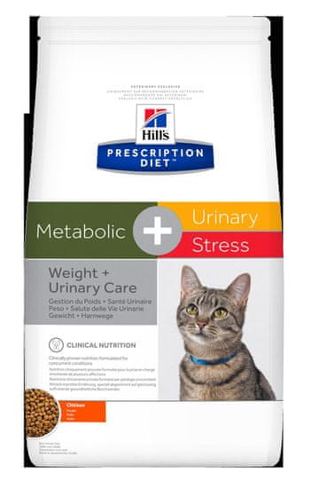 Hill's PD Feline Metabolic+Urinary Stress hrana za mačke, 1,5 kg