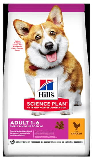 Hill's Science Plan Canine Puppy Small & Mini Chicken hrana , za štenad, 3 kg