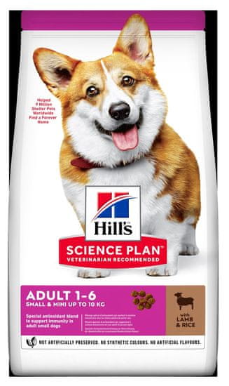 Hill's Science Plan Canine Adult Small & Mini Lamb & Rice dijetalna hrana za pse, za male pasmine, 6 kg