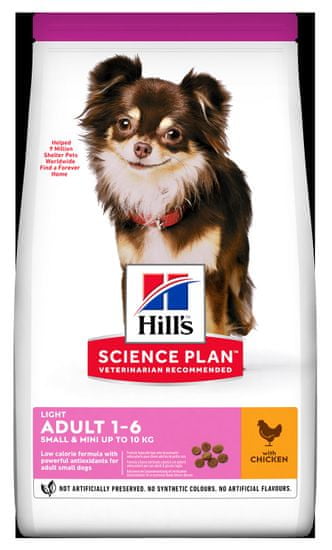 Hill's Science Plan Canine Adult Small & Mini Chicken dijetna hrana za pse, za male pasmine, 6 kg