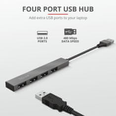 Trust Halyx 4-portni mini USB razdjelnik