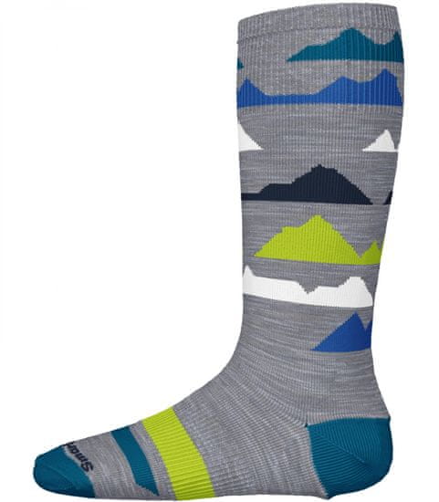 SmartWool K Wintersport Mountain light gray dječje čarape