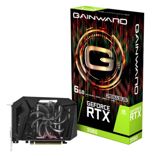 Gainward GeForce RTX 2060 Pegasus grafička kartica, 6 GB GDDR6, ITX, DVI, HDMI, DisplayPort