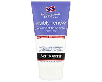 Neutrogena dnevna krema za ruke Visibly Renew SPF 20 (Elasti-Boost Hand Cream), 75 ml