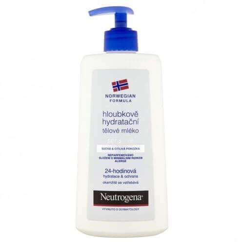 Neutrogena hidratantno mlijeko za tijelo za osjetljivu kožu 24 H, 400 ml