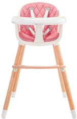 Kinderkraft Sienna dječji stolac, roza