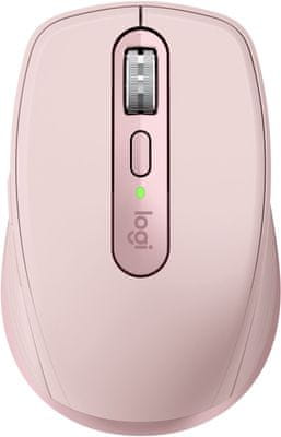 Logitech MX Anywhere 3 profesionalni miš, rose (910-005990) 4.000 DPI, programabilni gumbi, novi skener, ergonomski dizajn, ugrađena memorija