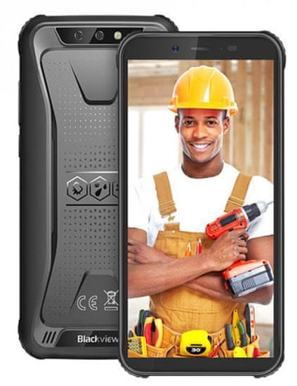 Blackview BV5500 Plus pametni telefon, 3 GB/32 GB, crni
