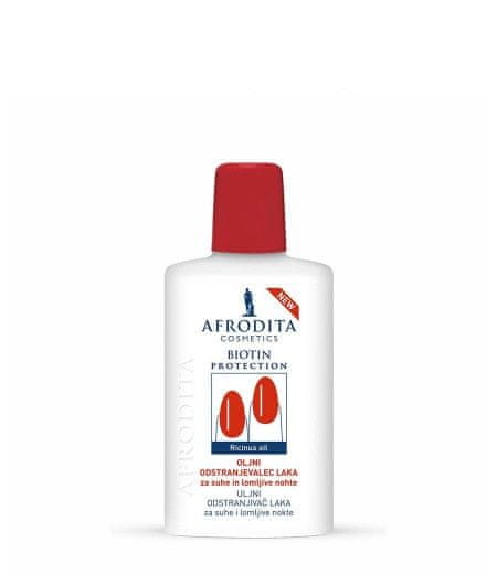 Kozmetika Afrodita Biotin Protection odstranjivač laka za nokte, uljni, 125 ml