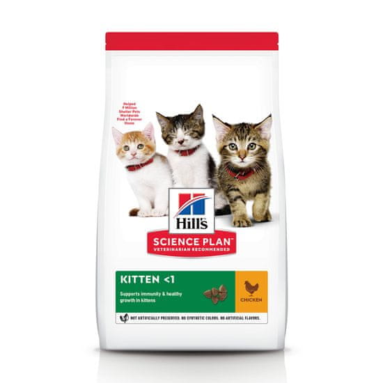 Hill's hrana za mačke Science Plan Feline Kitten Chicken, 1,5 kg