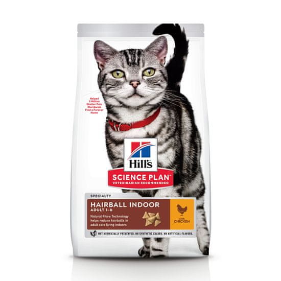 Hill's hrana za mačke Science Plan Feline Adult "HBC for indoor cats" Chicken, 3 kg