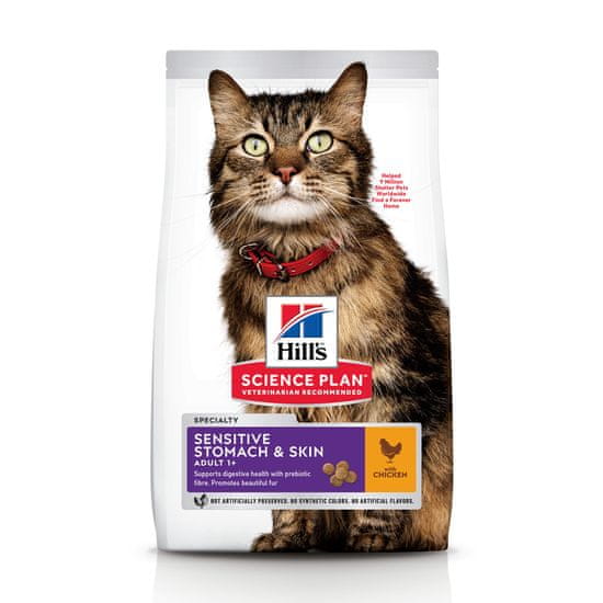 Hill's hrana za mačke Science Plan Feline Adult& Chicken, 7 kg