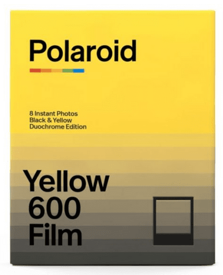 POLAROID 600 film, obojene, jedno pakiranje, Black & Yellow Edition