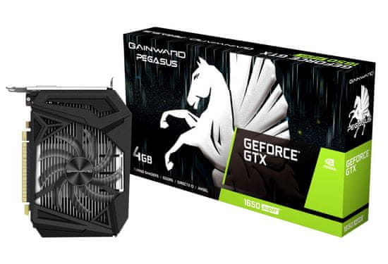 Gainward GeForce GTX 1650 SUPER Pegasus grafička kartica, 4 GB GDDR6, MiniITX, DVI, HDMI, DisplayPort