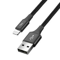BASEUS 4in1 kabel USB - 2x USB-C / Lightning / micro USB 3.5A 1.2m, crno
